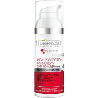 Bielenda Professional - High Protection Face Cream SPF50+ krem do twarzy regeneracja skóry po zabiegach medycyny estetycznej