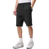 BOSS Heren Sweat Shorts met koordje taille (Zwart)