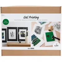 Creativ Company Mega Creatieve Box gelprinten, Kleurrijke prints, 1doos/ 1 doos