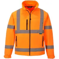 Portwest High-Visibility softshell jas oranje S424 S / Oranje