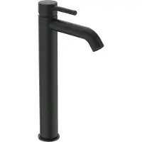 Ideal standard CeraLine - Wastafelkraan met Click-clack afvoerplug, zwart BD137XG