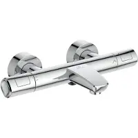 Ideal standard badthermostaat Ceratherm T100, opbouwmodel, uitsteekdiepte 161mm, artikelnummer A7238AA, chroom