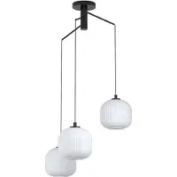 Eglo Glazen hanglamp Mantunalle, dimbaar, wit / opaal, Woon-/ Eetkamer, Glas, Scandinavisch, hanglamp