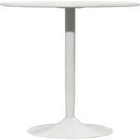 HOMCOM Eettafel, Keukentafel van rundleer, Antislip eettafel voor 2 personen