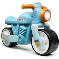 Falk Premier Motorcycle Balance Bike - With silent wheels - Blue - 75% Recycled Plastic - 100% France - From 12 months