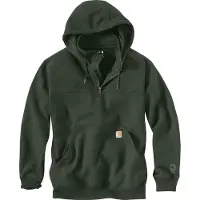 Carhartt Paxton Quarter-Zip, hoodie ,donkergroen ,M