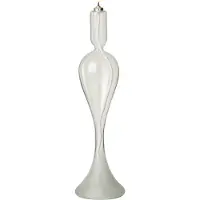 J-Line kaars glas transparant large - 34 cm - 3 W
