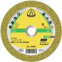 Klingspor Snijschijf C 24 Extra D115xB2,5mm boring 22,23mm middelhard GEK-Form max.snelheid 13300rpm