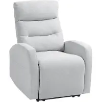 HOMCOM relaxfauteuil - met ligfunctie - polyester - lichtgrijs