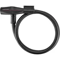 Trelock kabelslot, 85 cm, beveiligingsniveau D, 12 mm, model KS 312/85/12, zwart, met bevestigingshouder ZK 234