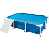Intex 48404GN - Hondenbadset (229x152x45,7 cm) inclusief filterpomp, trap en afdekking