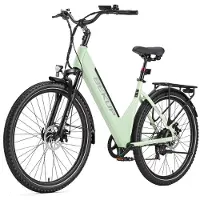 TTGO Onesprot WT05 Elektrische Stadsfiets 27,5 inch – Uitneembare 655Wh Accu – Tot 120 km Bereik – Shimano 7-Speed – Hydraulische Remmen –Koppelingssensor –App–Elektrische Fiets –Grijs