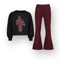 Vingino Meisjes Pyjama Wiera Meisje Zwart XXS