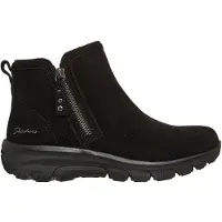 SKECHERS Korte Laars 168188 BBK Easy Going Urban Zip Zwart