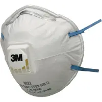 3M 8822 Fijnstofmasker met ventiel FFP2 10 stuk(s) EN 149:2001 DIN 149:2001