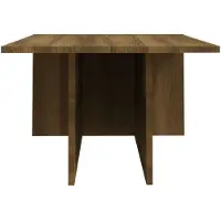 vidaXL Salontafel, bruin, eikenlook, 111,5 x 50 x 33 cm, houtvezel
