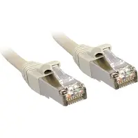 Lindy 45586 S/FTP Cat6 Kabel, grau, 7.50m LSOH, inkl. Testprotokoll