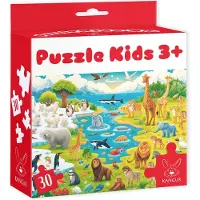 Kangur Puzzle Kids 3+ Wilde Dieren - Puzzel 30 stukjes