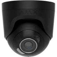 Ajax TurretCam HL Zwart 8Mp 4K Hybride Verlichting IP Camera