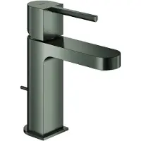 GROHE Badkamermeubels, Eéngreeps wastafelmengkraan PLUS 1/2inch, S-maat hard grafiet geborsteld