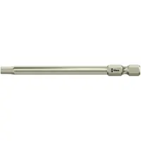 Wera 3840/4 Bits Zeskant, RVS, Hex-Plus, 1/8 duim x 89 mm - 1 stuk(s) - 05071106001