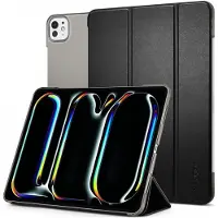 Spigen Smart Fold Bookcase voor de Apple iPad Pro 11 (2025) M5 / (2024) M4 - Zwart