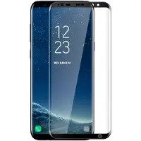BigBen Interactive , Screenprotector geschikt voor Samsung Galaxy S8 - Tempered Glass 3D, Transparant