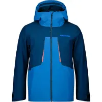 Rossignol - Ski jassen - M Velika Insulated Ski Jacket Dazzle Blue/Dark Navy voor Unisex van Gerecyclede materialen - Maat L - Blauw