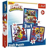Trefl 3-in-1 Spidey Puzzels voor Kinderen