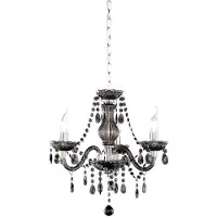 TRIO LEUCHTEN R11073002 LUSTRES EN ACRYLIQUE 3 AMPOULES 40 W E14 (NON INCLUSES) NOIR 40 CM
