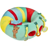 Sophie La Girafe Sophie de giraf Baby Seat & Play - Babystoel met activiteiten - Baby speelgoed - Kraamcadeau - Babyshower cadeau - Vanaf 3 maanden - 27 x 55 x 50 cm
