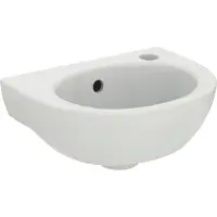 Ideal standard Ide Eurovit Fontein 350Mm Met Kraangat En Overloop Wit