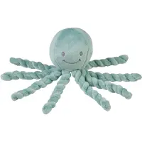 Nattou - Groene grijze octopus knuffel