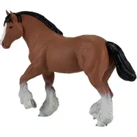 Mojo Fun horse world bruine clydesdale paard - 381084