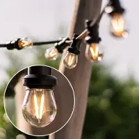 PrikkabelLED Prikkabel set met 3 watt, dimbare LED filament lampen