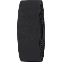BBB Cycling Stuurlint Racefiets - Zelfklevend Stuurtape met Stretch Materiaal - Antislip - Lengte: 200cm - Dikte: 2mm - Inclusief Stuurdoppen - Zwart Eco - RaceRibbon BHT-01ECO
