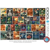 Eurographics Buitenaardse Posters Puzzel (1000 stukjes)