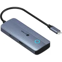 Icy Box IB-DK4081-SO, Kabel, USB 3.2 Gen 1 (3.1 Gen 1) Type-C, 85 W, Antraciet, 5 Gbit/s, 3840 x 2160 pixels