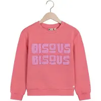 Daily7 Meisjes Truien & Vesten Sweater Bisous - Roze - Maat 86