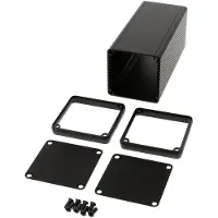 Hammond Electronics 1455CS1201BK Universele behuizing 120 x 54 x 54 Aluminium Geëxtrudeerd Zwart 1 stuk(s)