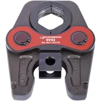 Rothenberger Werkstukklem | 32-34 kN nominale wijdte 42 mm | metaal/non-ferrometaal voor | ROMAX 4000, ROMAX 3000 AC, ROMAX AC ECO | 1 stuk - 015217X