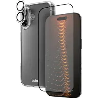 SBS D3O Hoesje En Glas Beschermingsset Voor Iphone 16 Scherm En Camera Hoog