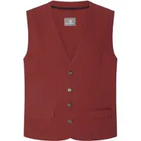 Jan Vanderstorm gilet Plus Size - rood male | Maat: 50 (M)
