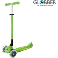 Globber LIGHTS PRIMO FOLDABLE PLUS groen-lime groen, met verlichte wielen