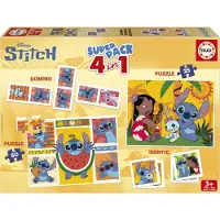 Educa Partyspel Super Pack Stitch Franstalige Versie