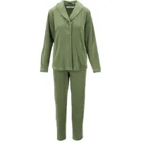 Ringella dames lounge set bosgroen - 80% katoen - Maat 42