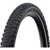 Schwalbe Johnny Watts – met kabelverbinding – Addix-compound – DD (Double Density) – Greenguard-certificering – 27,5 x 2,35 inch – Zwart + reflecterend