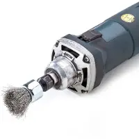 Lessmann Borstelharen, 12 mm schachtdiameter, 6 mm, draaddikte 0,3 mm, roestvrij staal, 20.000 omwentelingen per minuut