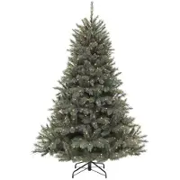 Edelman Forest Frosted Pine kunstkerstboom newgrowth blue LED d140 h215 cm Triumph Tree