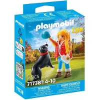 Playmobil My Life 71738 Jeune fille avec chien de montagne